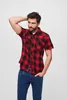 Brandit Check Shirt Short Sleeve red/black, 3XL Produktbild-Vorschau 3
