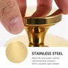 Topfdeckelgriff, 4 Stück, Edelstahl, hitzebeständig, 6,7 x 6,7 x 3,7 cm, gold Productafbeelding-voorbeeld