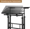 Iropro Stehpult Höhenverstellbar Sitz-Steh-Schreibtisch, Produktbild-Vorschau 12