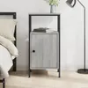 vidaXL Noční stolek Grey Sonoma Oak 41x31x80 cm Dřevěný Náhled obrázku produktu 1