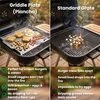 Piastra grill per barbecue a carbone in acciaio inox, 39,4 Anteprima dell’immagine prodotto 5