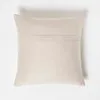 HOMESCAPES Fellkissen 45 x 45 cm natur mit Gold-Sprenkeln - Produktbild-Vorschau 3