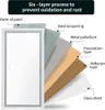 Diagram showing the six-layer process to prevent oxidation and rust of a mirror. Produktbild-Vorschau