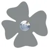 Türklingel Kleeblatt in Grau Metallic Produktbild-Vorschau 1