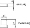 SSF W-Schließblech 170x20x8 mEinl.o. Befw. Edels. Produktbild-Vorschau 5
