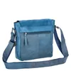 The Skandinavian Brand Damen Leder Schultertasche  Blue : Produktbild-Vorschau 3