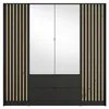 Masseno Drehtürenschrank SATREN 200/200,5/54,5cm 4-türig Produktbild-Vorschau 1