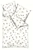 Kaeppel Biber Bettwäsche Rosen Knospen weiss rot 155x220 cm Produktbild-Vorschau 2