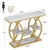 Consolle Tribesigns 100 cm, tavolo da divano industriale a Anteprima dell’immagine prodotto 2