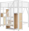Sweiko multifunkční podkrovní postel 90 x 200 cm, kovová Náhled obrázku produktu 13