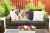 MuchoWow® Outdoor Kissen - Weltkarte - Holz - Braun - 60x40 Produktbild-Vorschau 5
