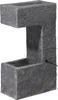 dobar Großer Design-Gartenbrunnen mit Pumpe und LEDŽs, Produktbild-Vorschau 1