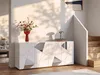 Sideboard mit 4 Türen - Weiß lackiert - CANTIANO Produktbild-Vorschau 2