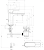 Jednopáková umývadlová batéria O.NOVO 50 x 155 x 150 mm s Náhľad obrázku produktu 2
