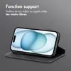 imoshion Slim Bookcase pour l'Apple iPhone 15 - Noir Voir les images du produit 5