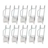 10pcs Tomato Roller Hooks Galvanized Steel Wire PP Heat Voir les images du produit 7
