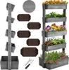 tectake® Vertikalbeet Flora 5 Etagen, die oberen 4 mit Produktbild-Vorschau 9