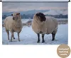 MuchoWow® Wandteppich Wandbehang Schaf - Schnee - Berg Produktbild-Vorschau 1