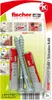 Dübel DUOPOWER 12x60 S K (hellgrau/rot, 2 Stück, mit Produktbild-Vorschau 1