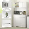 HOMCOM Küchenschrank Buffetschrank mit Arbeitsplatte, 6 Produktbild-Vorschau 6