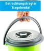 Eimer mit Deckel 5l, 3er Set Putzeimer Haushalteimer Produktbild-Vorschau 4