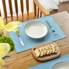 Artoid Mode Tischsets 4er Set Dekorative 30x45 cm Hellblau Produktbild-Vorschau 3