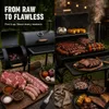 Smoker Grill Holzkohlegrill BBQ Grillwagen Räuchergrill Produktbild-Vorschau 12