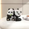 2er-Set Panda-Buchstützen aus Kunstharz – Einzigartige Produktbild-Vorschau 4