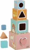 Holzwürfel-Turm Bildung 4 Stück Produktbild-Vorschau 2