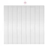 A white wall paneling product displayed against a white background. Produktbild-Vorschau