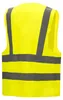 10 NITRAS Warnschutzwesten | Gr. XL | neongelb | Warnweste Produktbild-Vorschau 2