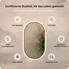 Mirlux LED Badspiegel oval 100 x 50 cm mit schwarzem Rahmen Produktbild-Vorschau 8