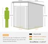 Outsunny Gerätehaus Kunststoff 3,24m³ 190x191x215cm Produktbild-Vorschau 3