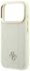 Custodia Guess con motivo a righe e logo 4G, color beige, Anteprima dell’immagine prodotto 6