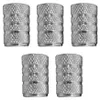 12x bouchons de valve 5 en aluminium anti-pollution voiture Voir les images du produit 9