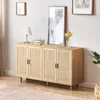 MODFU Buffet Bas 4 Portes, Bahut de Rangement pour Salon ou Voir les images du produit 7