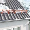 vidaXL Schneefanggitter Rot 800 x 29,5 x 34,5 cm Stahl Produktbild-Vorschau 2
