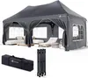 VOUNOT® Tente pliante 3 x 6 m, imperméable, avec 6 parois Voir les images du produit 1