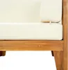 set da giardino 2 pezzi con cuscini in legno massiccio di Anteprima dell’immagine prodotto 2