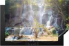 KitchenYeah© Herdabdeckplatte Wasserfall - Sonne - Natur , Produktbild-Vorschau 1