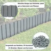XINZI Bordure de pelouse en plastique aspect bois, Voir les images du produit 3