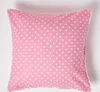 Fodera per cuscino HOMESCAPES rosa a pois, 100% cotone, 60 Anteprima dell’immagine prodotto 1