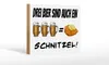 Holzschild Alkohol 18x12 cm 3 Bier sind ein Schnitzel Produktbild-Vorschau 1