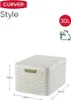 Curver Style Opbergmand met Deksel 30L Wit Anteprima dell’immagine prodotto 5