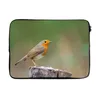 MuchoWow® Laptop Hülle 13 Zoll Tiere - Vogel - Rotkehlchen Produktbild-Vorschau 1
