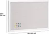 SucceBuy 30 "x20" biała tablica korkowa z lnianą Podgląd zdjęcia produktu 8