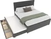 Polsterbett, 140x200cm, Doppelbett, Ehebett mit drei Produktbild-Vorschau 5