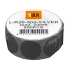 DULA runde Etiketten, Silber, 20 mm, 500 Stück auf Rolle, Produktbild-Vorschau 3