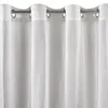 Gardine ANNE weiß beige 140x270 cm  Ösen Produktbild-Vorschau 6