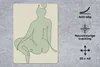 MuchoWow® Mauspad Mousepad Frau - Grün - Linienkunst - Produktbild-Vorschau 2